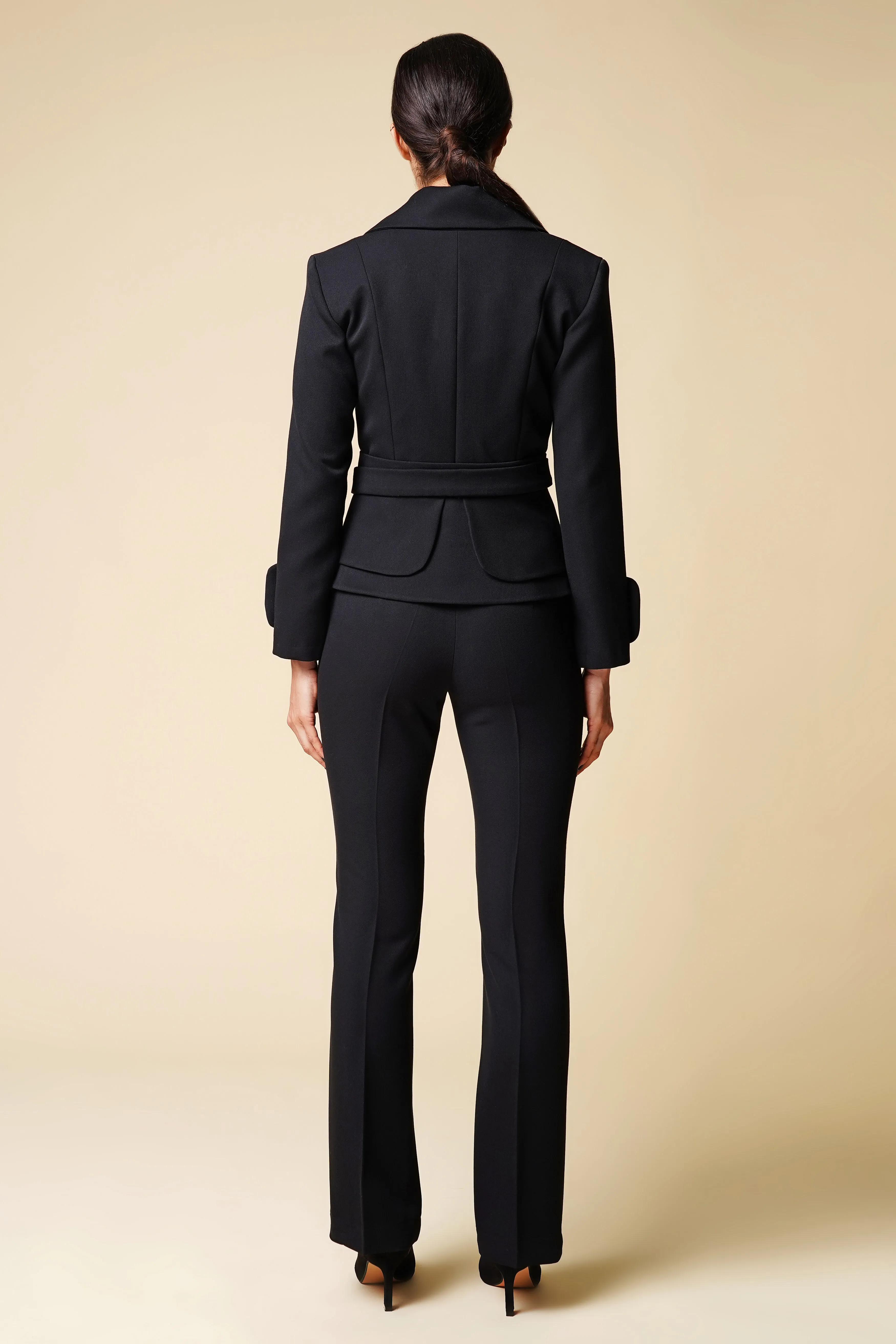Black pant suit