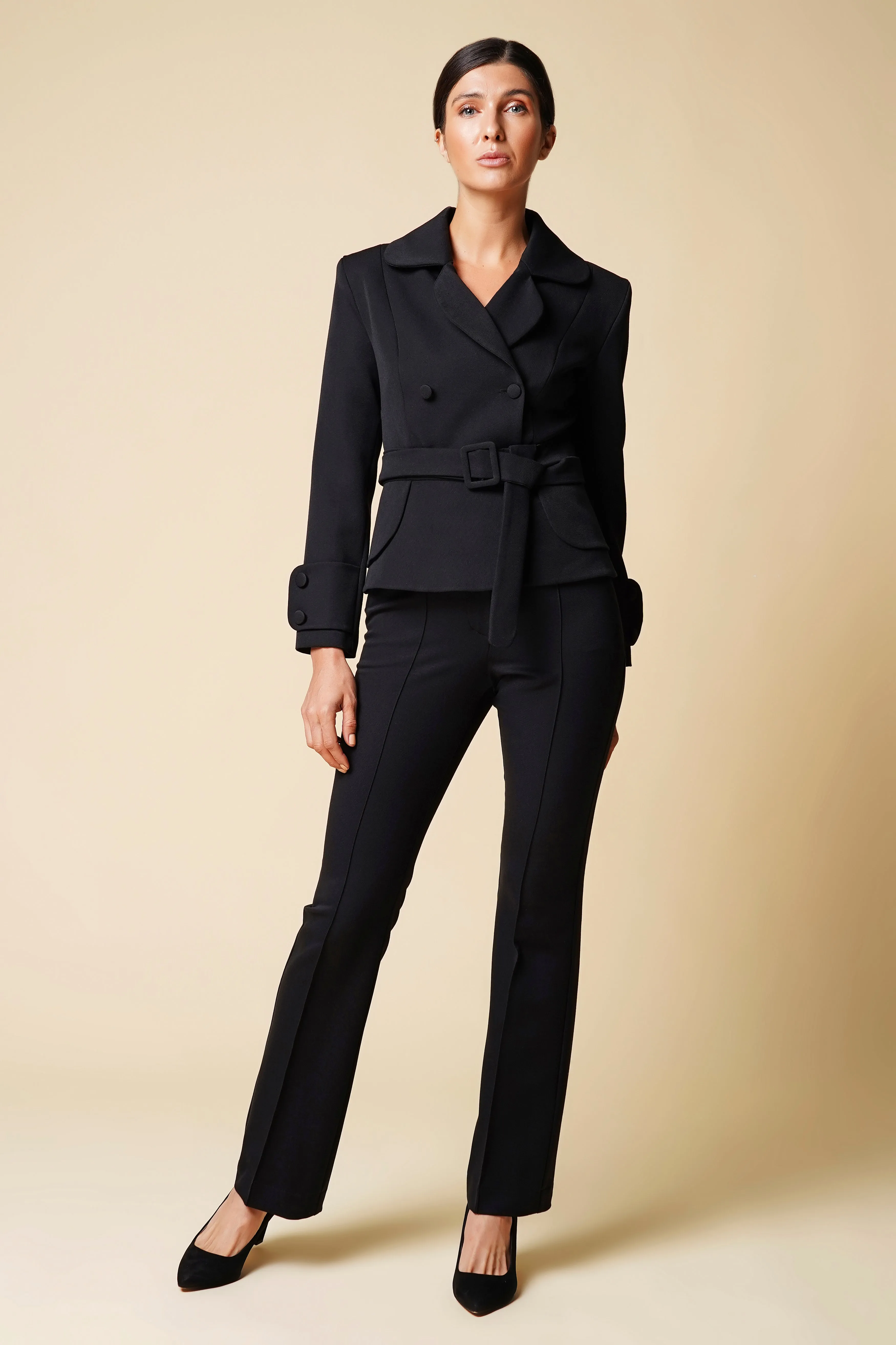 Black pant suit