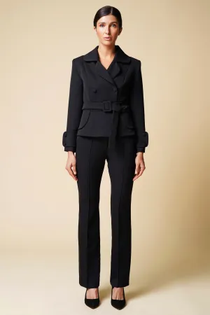 Black pant suit