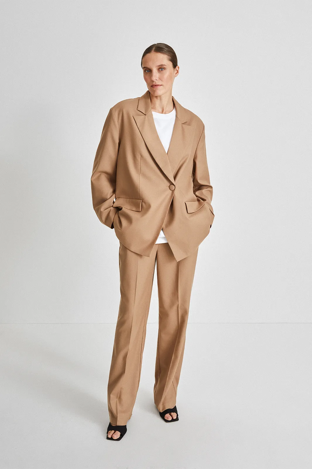 BURANO BLAZER - BEIGE WOOL