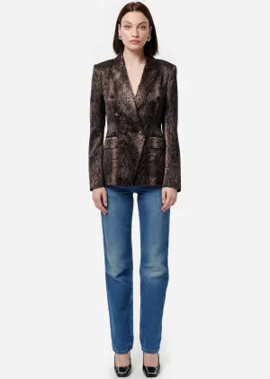 Cami Zana Blazer in Gray Snake