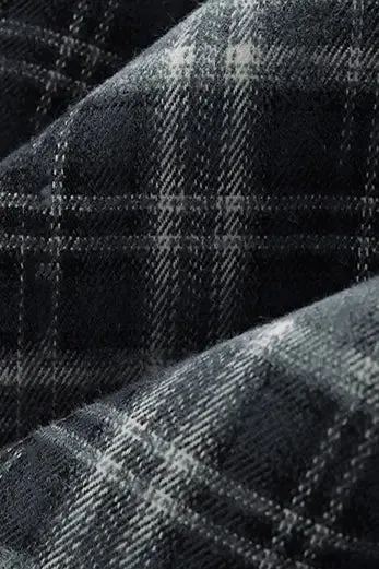 Classic A-Line Plaid Midi Skirt