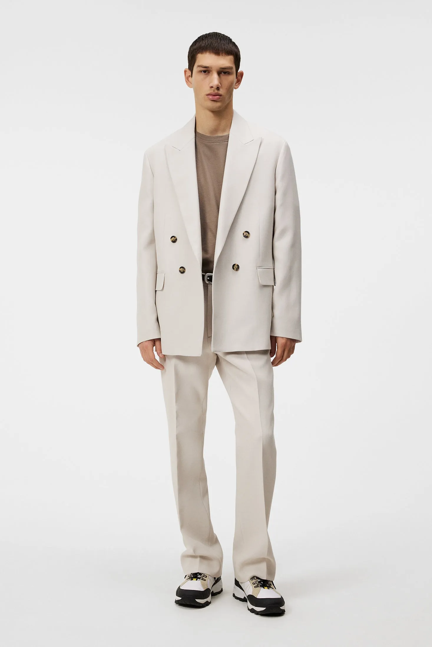 David U Double Weave Blazer / Moonbeam