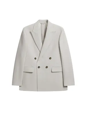 David U Double Weave Blazer / Moonbeam