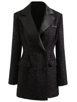 Double-Breasted Women's Short Coat