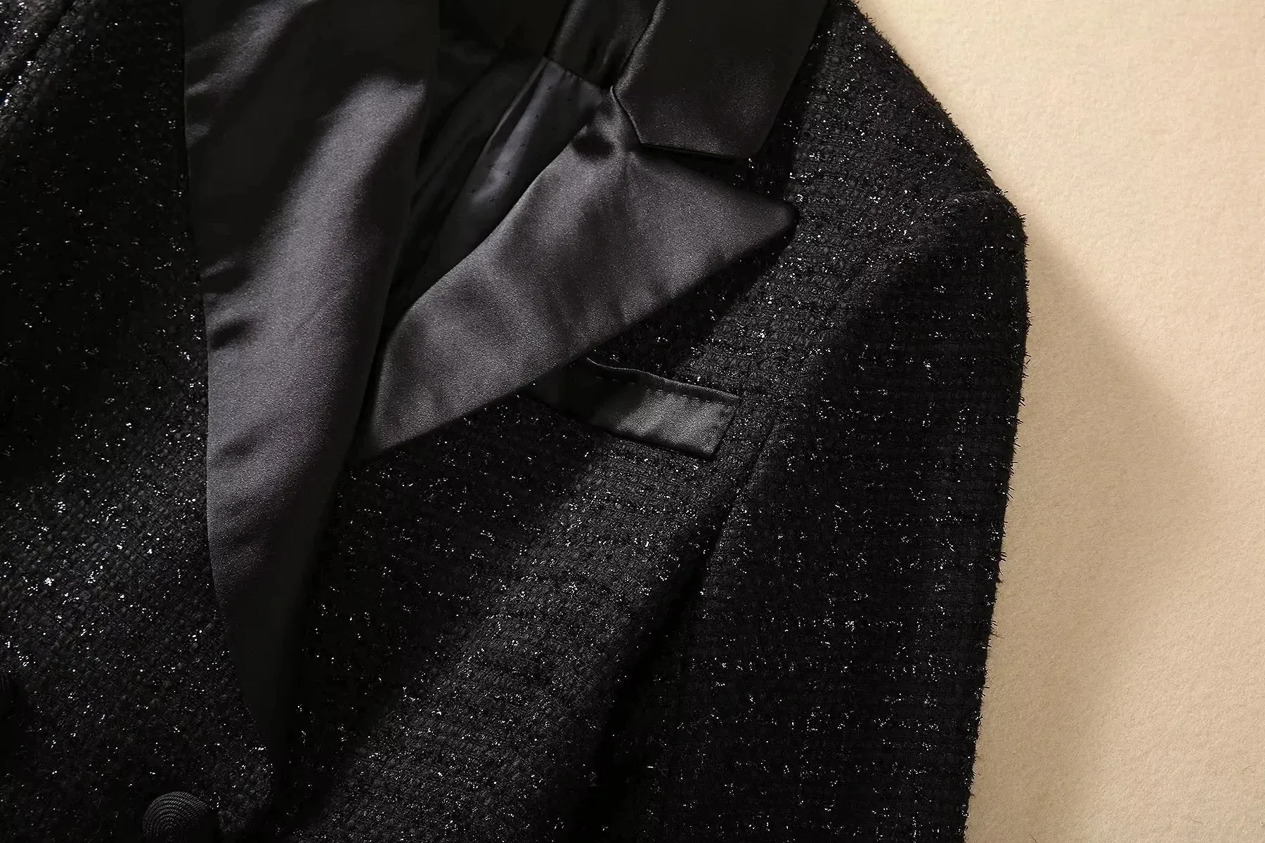 Double-Breasted Women's Short Coat