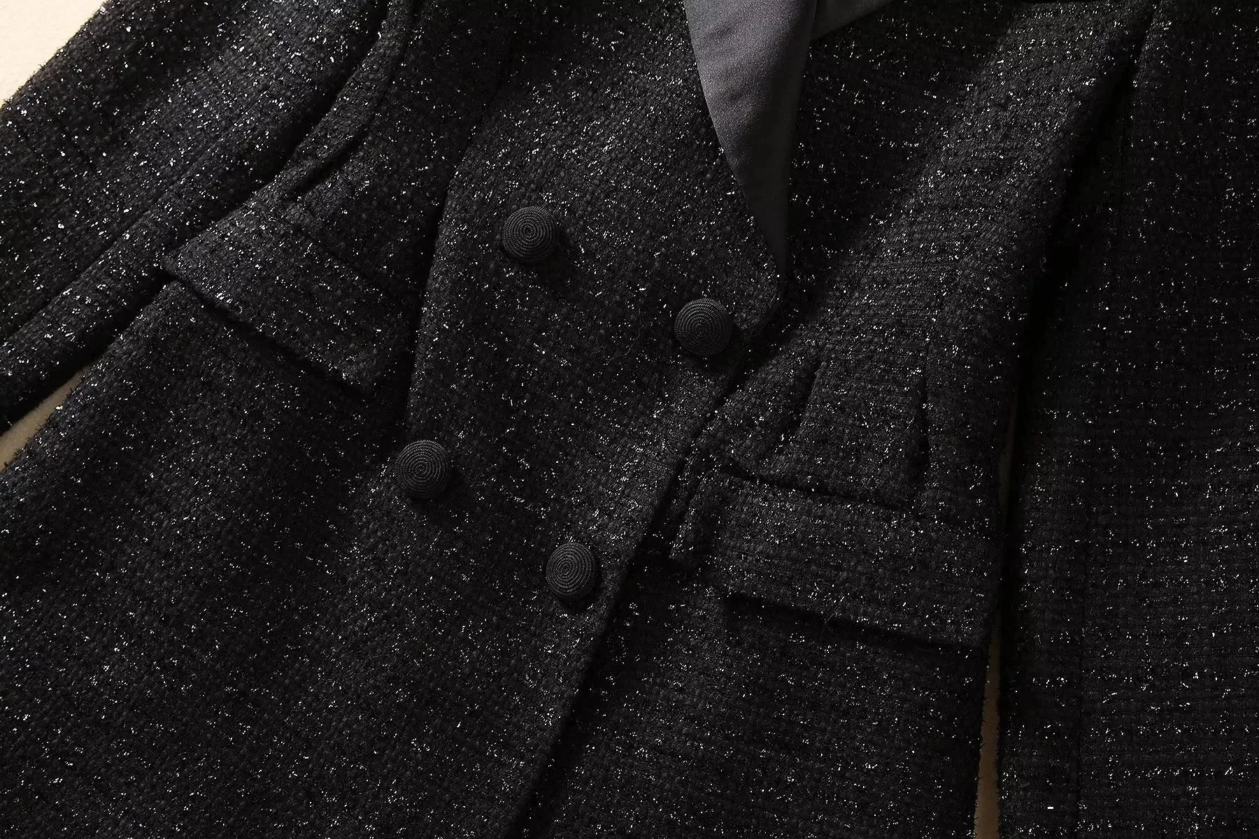 Double-Breasted Women's Short Coat