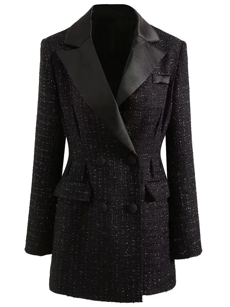Double-Breasted Women's Short Coat