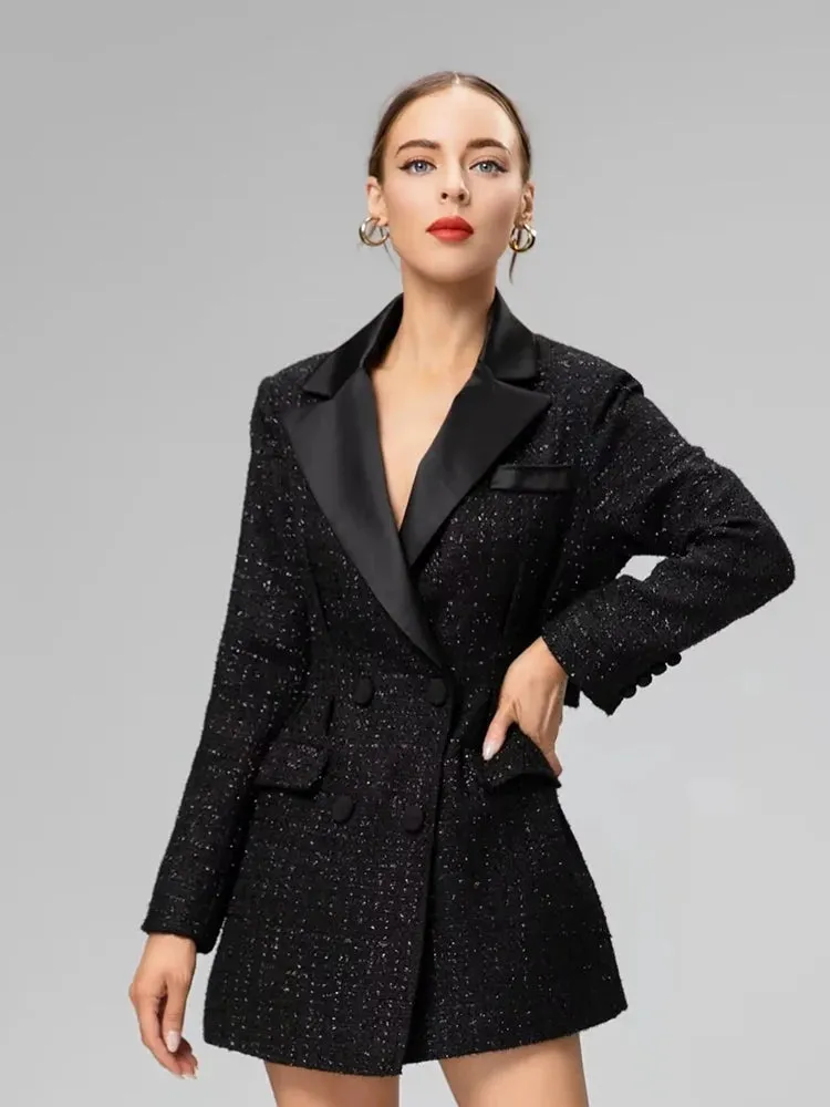 Double-Breasted Women's Short Coat