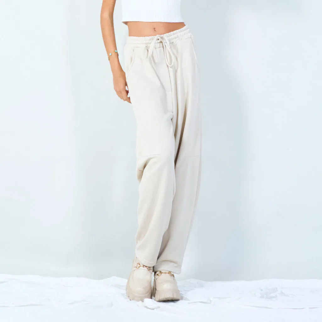 Drawstring jogger pants with elastic waistband wholesale