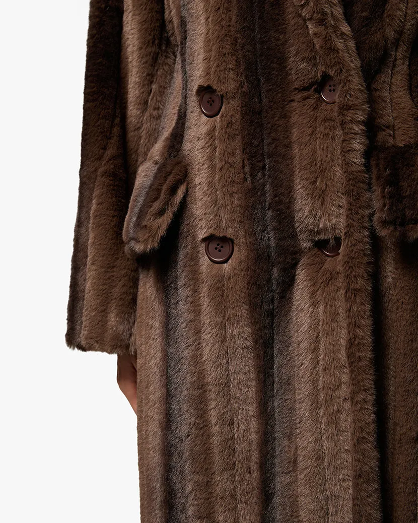 Faux Fur Blazer Jacket