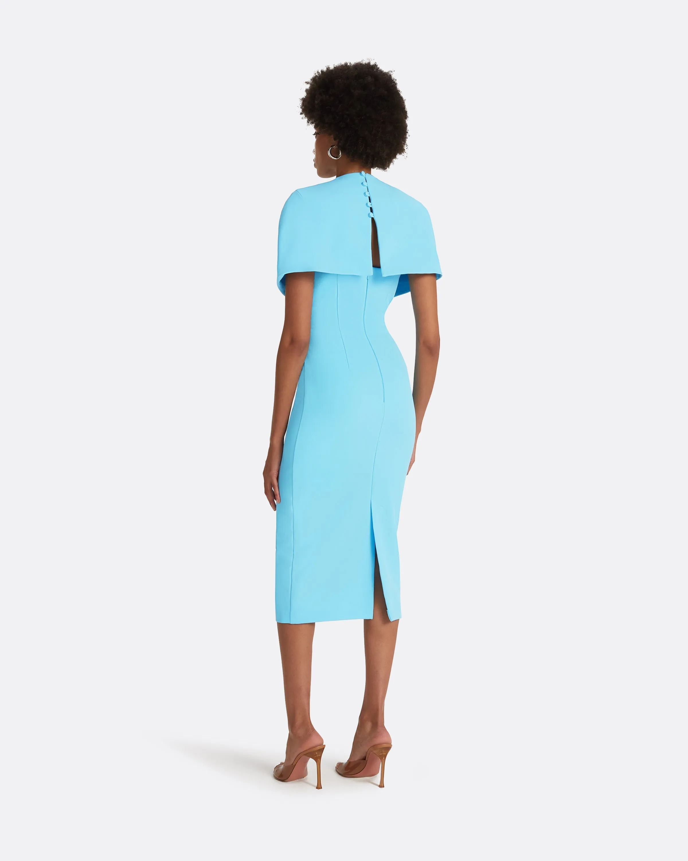 Flora Topaz Midi Dress
