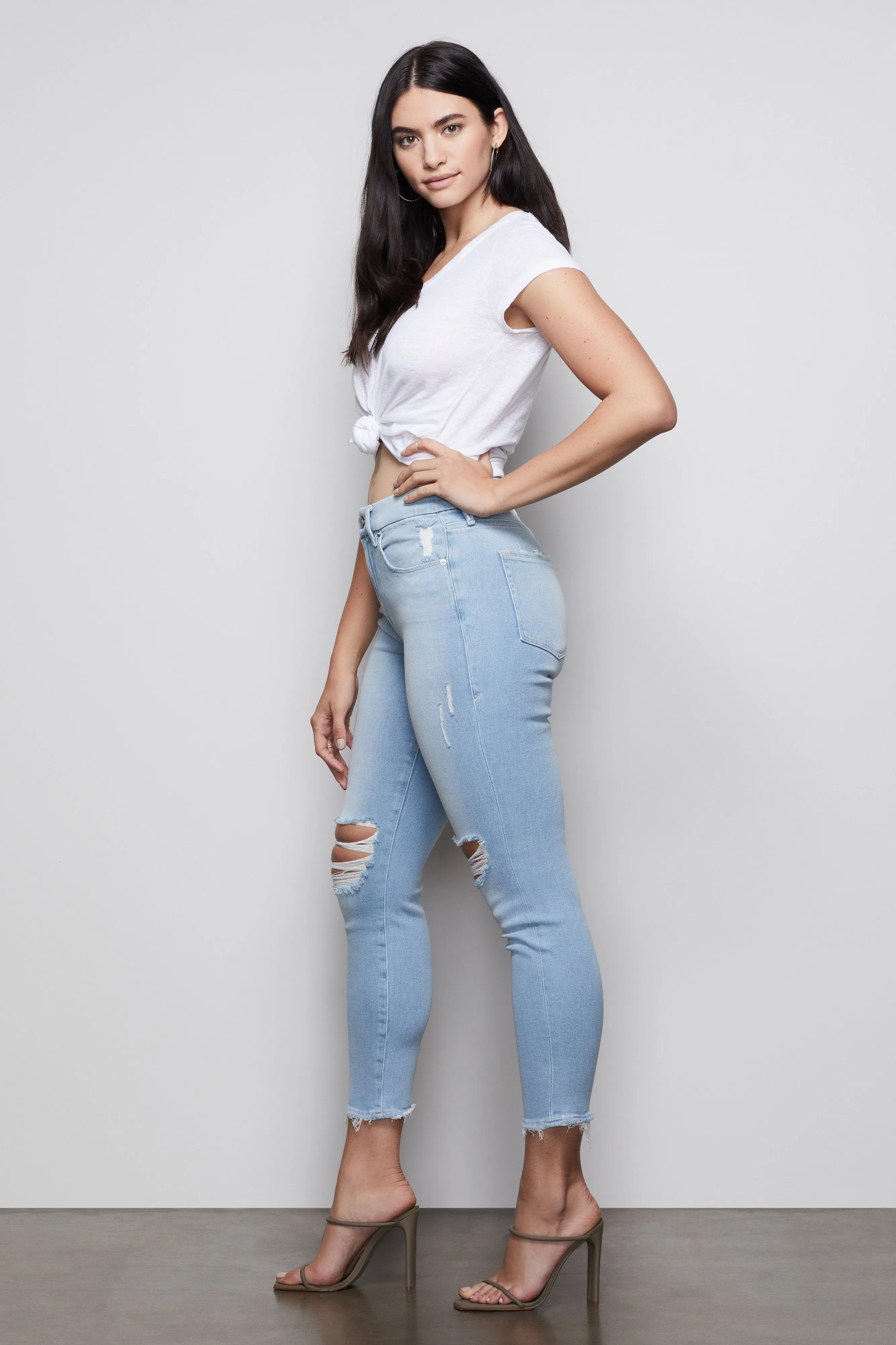 GOOD LEGS CROP | BLUE379