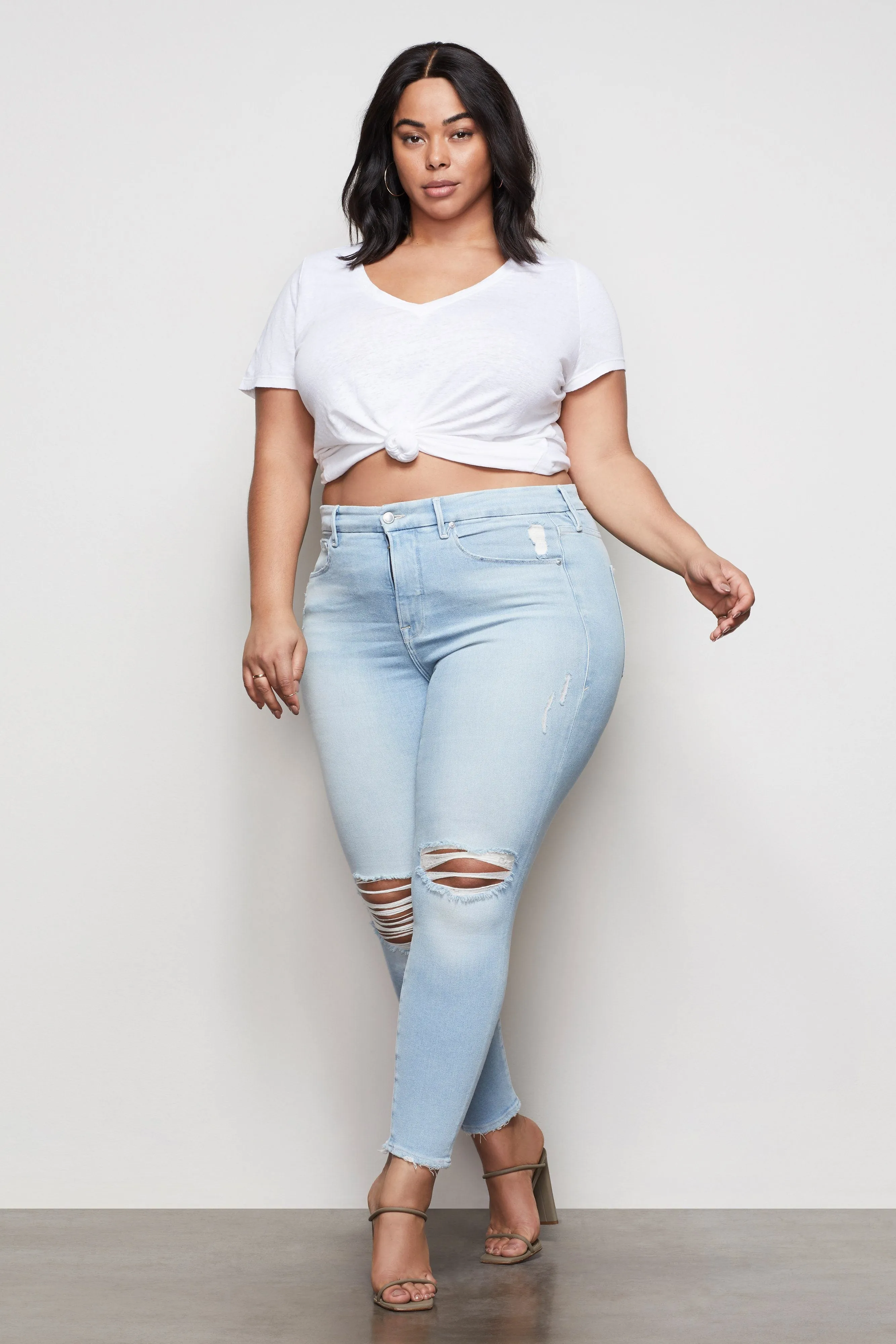 GOOD LEGS CROP | BLUE379