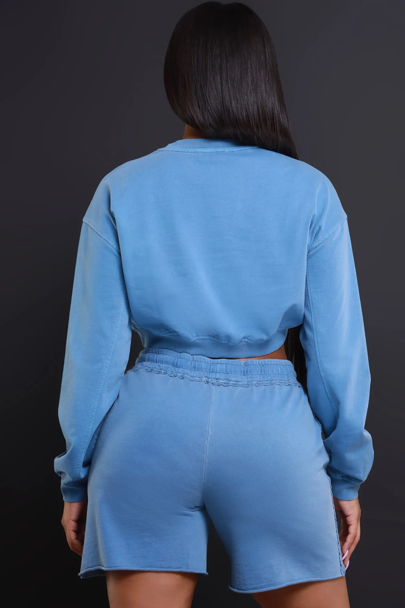 Head Rush NUW Drawstring Shorts - Blue Grey