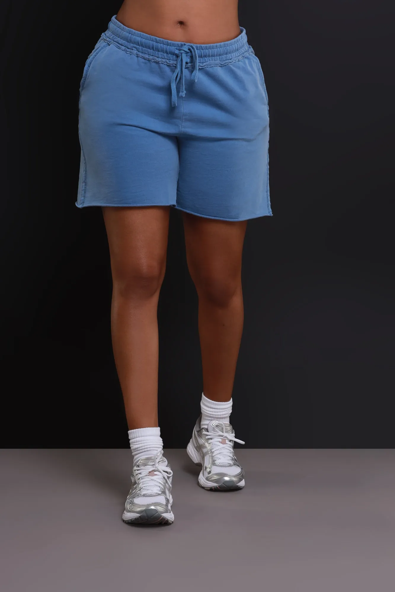 Head Rush NUW Drawstring Shorts - Blue Grey