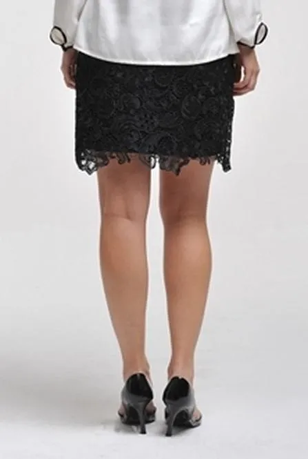Lacey Classic Maternity Skirt Black