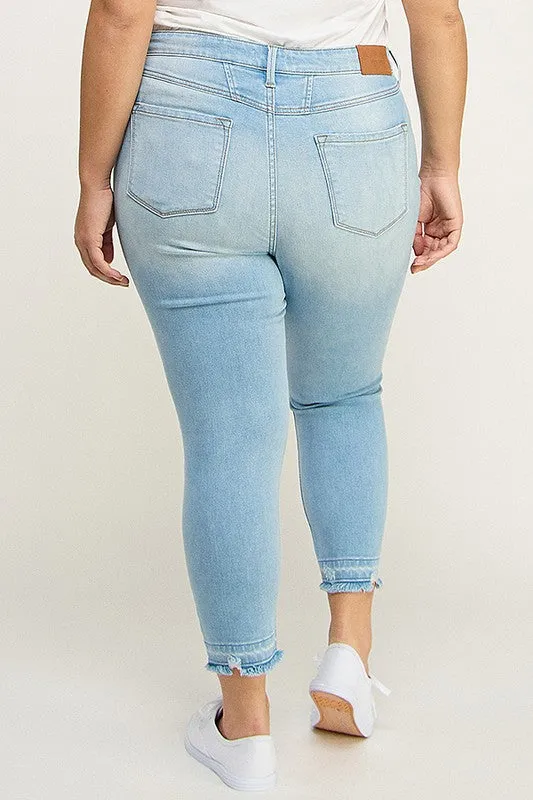 Liliana Plus High Rise Crop Skinny Jeans