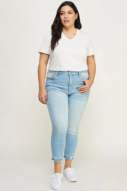 Liliana Plus High Rise Crop Skinny Jeans