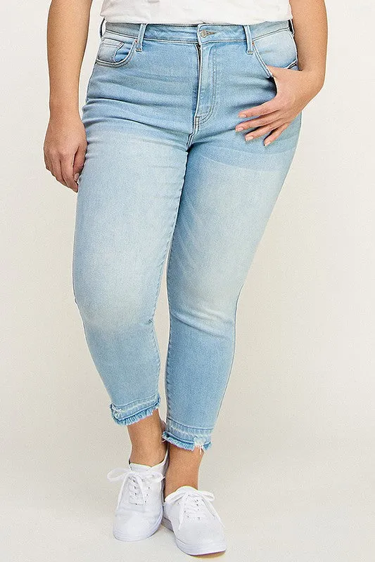 Liliana Plus High Rise Crop Skinny Jeans