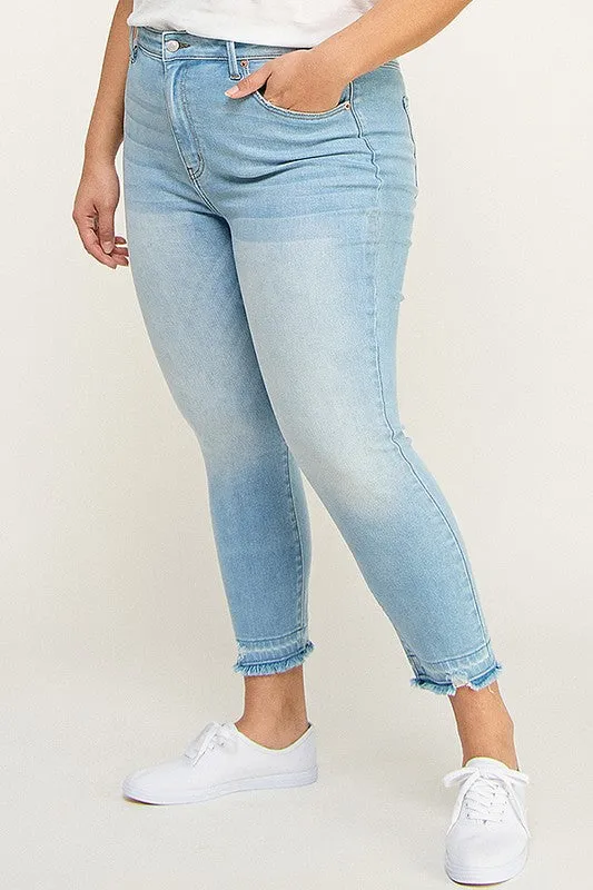 Liliana Plus High Rise Crop Skinny Jeans