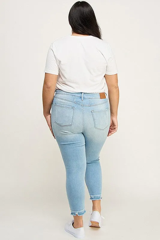 Liliana Plus High Rise Crop Skinny Jeans