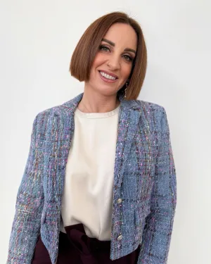 Manon Tweed Cropped Blazer