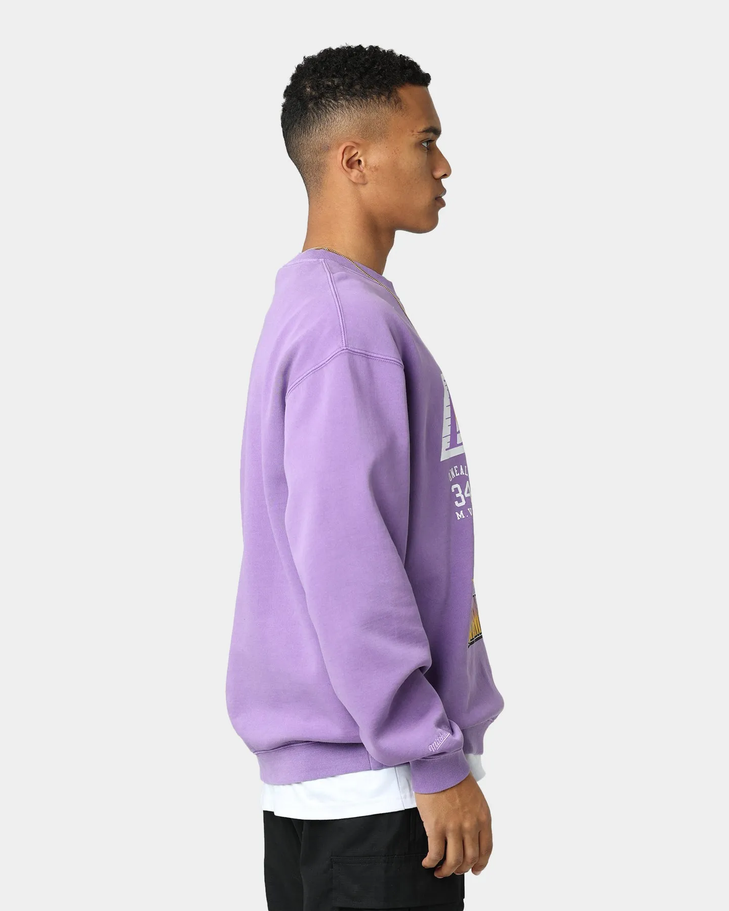 Mitchell & Ness Los Angeles Lakers 2000 World Champions Crewneck Faded Purple