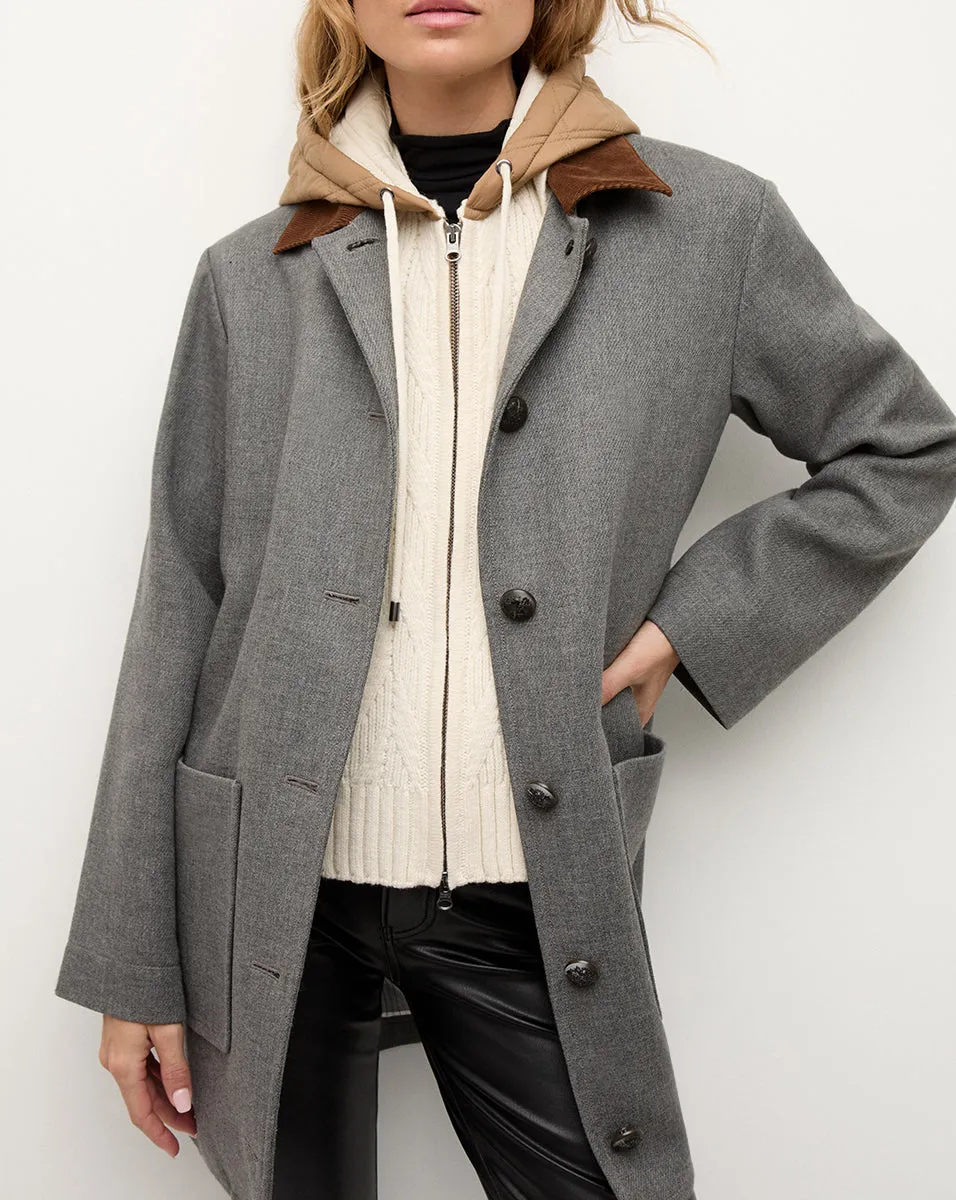 Orine Quilted Hoodie Dickey
