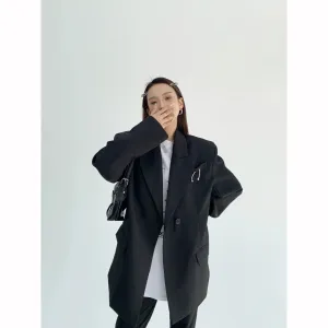 Oversized Double-Breasted Blazer