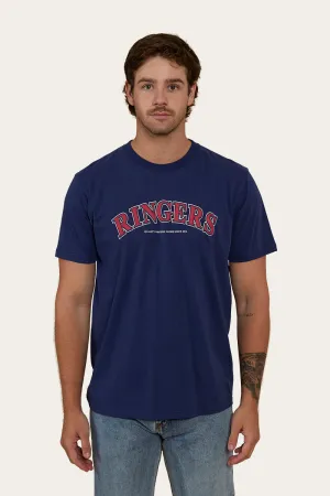 Princeton Mens Loose Fit T-Shirt - Navy