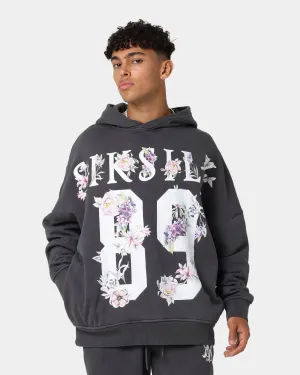 Sik Silk Acid Floral Overhead Hoodie Grey