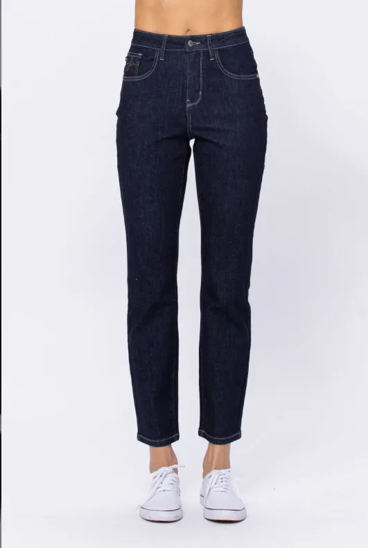 Susan - Judy Blue Hi-Rise Dark Wash Mom Jean