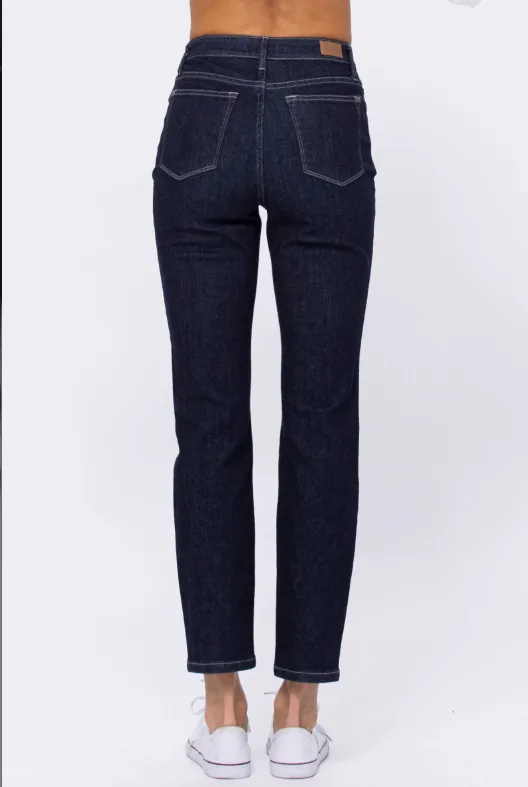 Susan - Judy Blue Hi-Rise Dark Wash Mom Jean