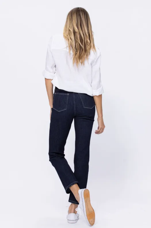 Susan - Judy Blue Hi-Rise Dark Wash Mom Jean