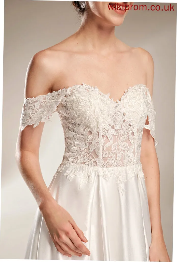 Train Ball-Gown/Princess Wedding Wedding Dresses Sequins Sweetheart Cierra Dress With Chapel
