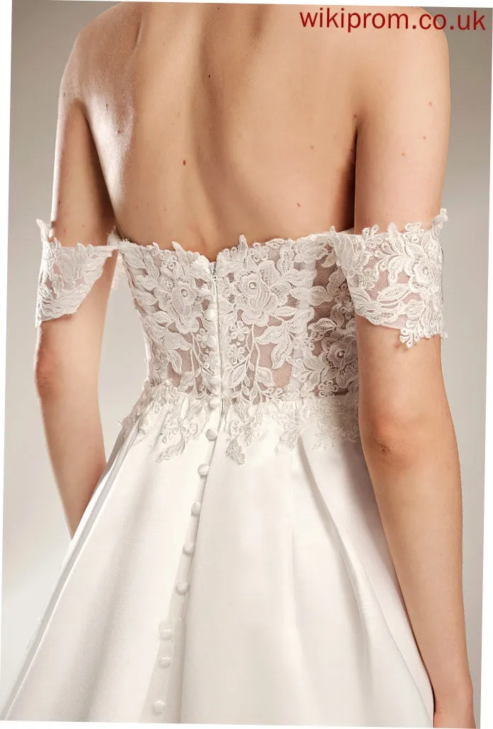 Train Ball-Gown/Princess Wedding Wedding Dresses Sequins Sweetheart Cierra Dress With Chapel