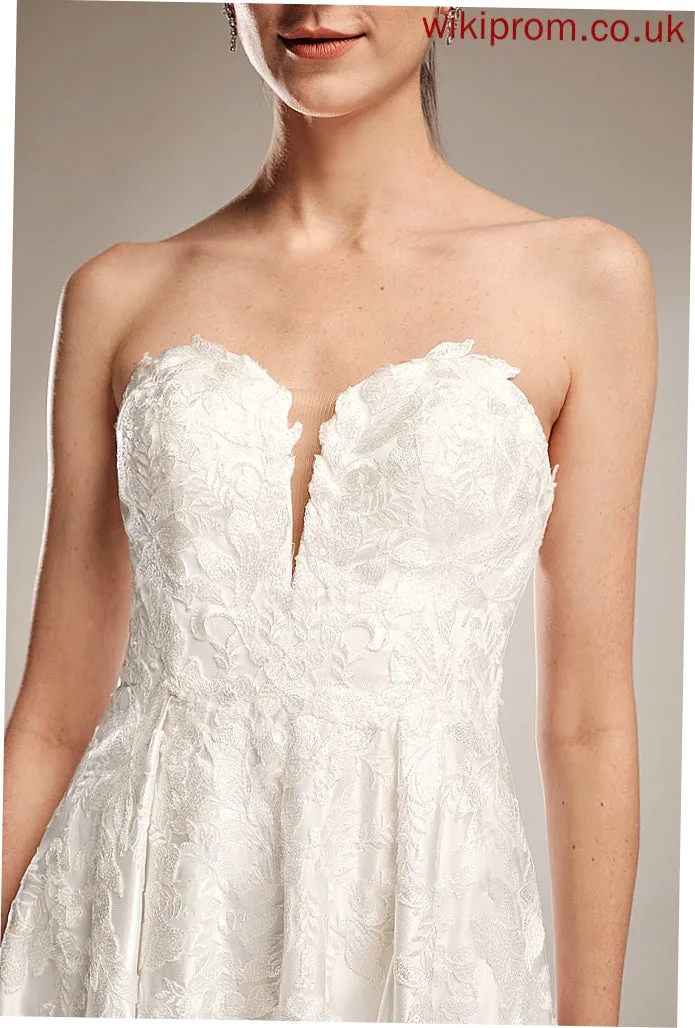 Wedding Dresses Sweetheart Chapel Front Train With Nadia Wedding Ball-Gown/Princess Split Dress