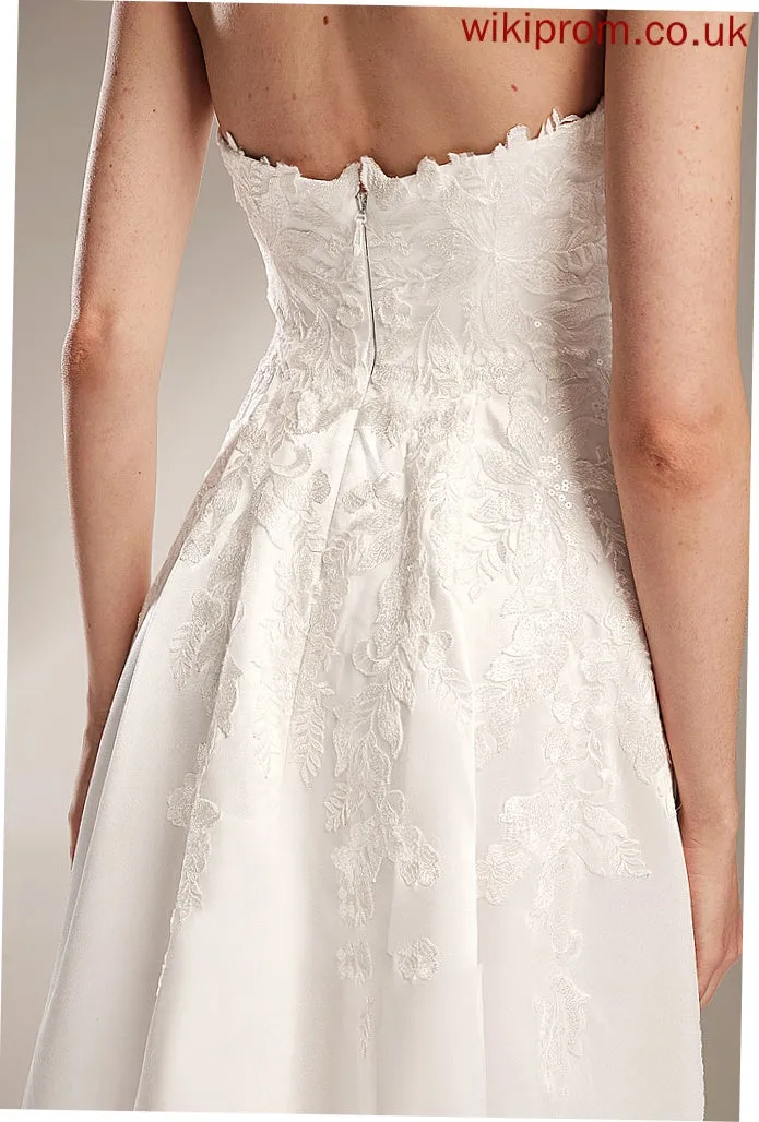 Wedding Dresses Sweetheart Chapel Front Train With Nadia Wedding Ball-Gown/Princess Split Dress