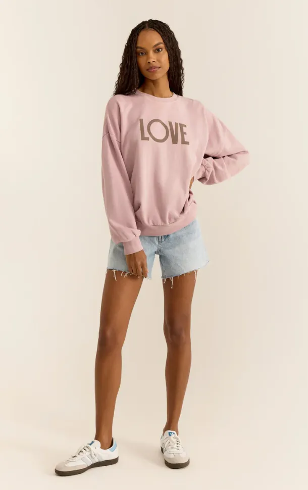 Z SUPPLY - LOVE Sunday Sweatshirt